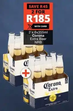 Checkers Liquor Shop Corona Extra Beer NRB offer