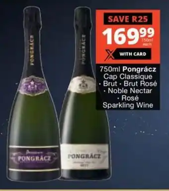 Checkers Liquor Shop Pongrácz Cap Classique offer