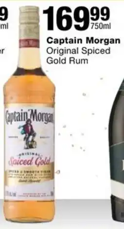 Checkers Liquor Shop Captain Morgan Original Spiced Gold Rum offer