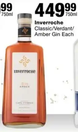 Checkers Liquor Shop Inverroche Classic/Verdant/ Amber Gin offer