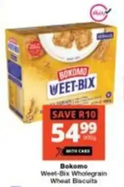 Checkers Bokomo Weet-Bix Wholegrain Wheat Biscuits offer