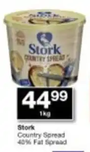 Checkers Stork Country Spread 40% Fat Spread offer