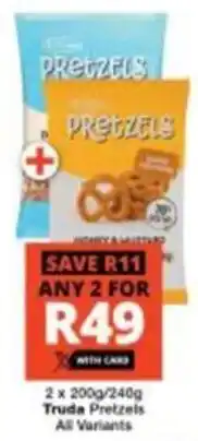 Checkers Truda Pretzels All Variants offer