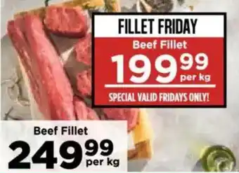 Food Lover's Market Beef Fillet offer