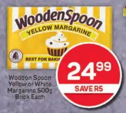 Pick n Pay Hypermarket Wooden Spoon Yellow or White Margarine Brick offer