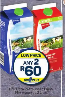 Pick n Pay Hypermarket PnP Ultra Pasteurised Fresh Milk Assorted offer