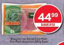 Pick n Pay Hypermarket Busy Corner Sliced Cold Meat Pre-Pack Assorted offer