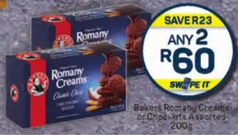 Pick n Pay Hypermarket Bakers Romany Creams or Choc-kits Assorted offer