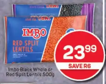 Pick n Pay Hypermarket Imbo Black Whole or Red Split Lentils offer