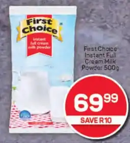 Pick n Pay Hypermarket First Choice Instant Full Cream Milk Powder offer