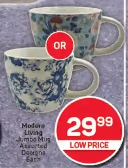 Pick n Pay Hypermarket Modern Living Jumbo Mug Assorted Designs offer