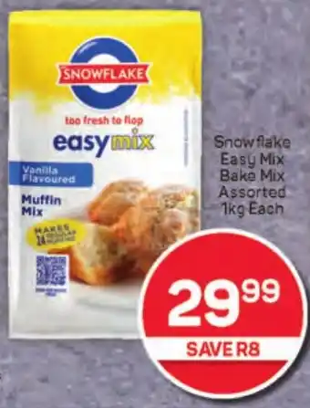 Pick n Pay Hypermarket Snowflake Easy Mix Bake Mix Assorted offer