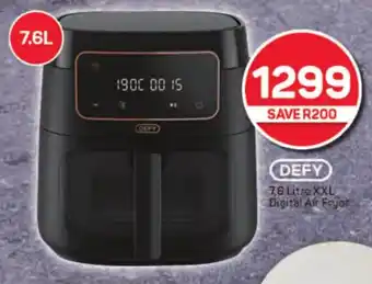 Pick n Pay Hypermarket DEFY XXL Digital Air Fryer offer