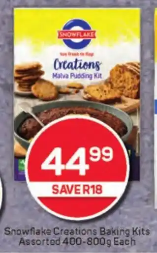 Pick n Pay Hypermarket Snowflake Creations Baking Kits Assorted offer