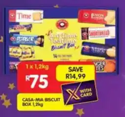 Shoprite Casa-mia biscuit box offer