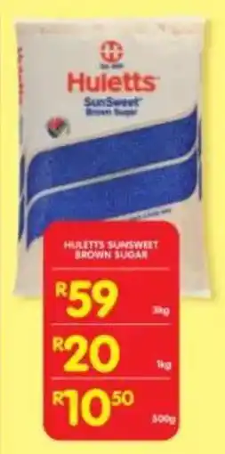 Shoprite Huletts sunsweet brown sugar offer