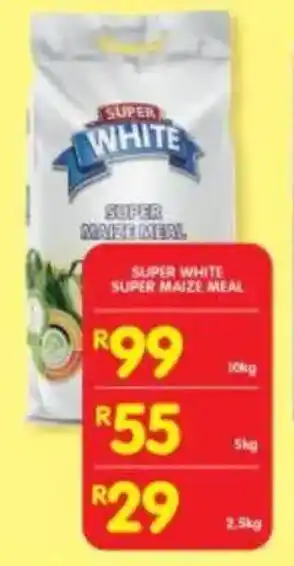 Shoprite Super white super maize meal offer