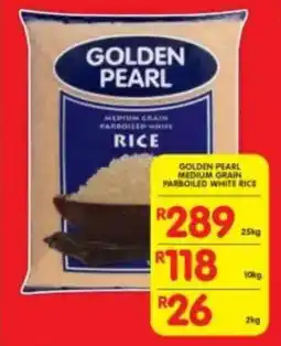 Shoprite Golden pearl medium grain parboiled white rice offer