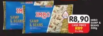 Shoprite Imbo samp & beans offer