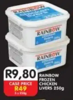 Shoprite Rainbow frozen chicken livers offer