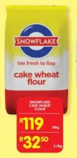 Shoprite Snowflake cake wheat flour offer