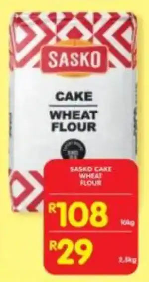 Shoprite Sasko cake wheat flour offer