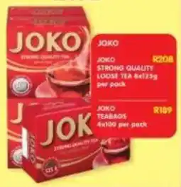 Shoprite Joko strong quality loose tea offer