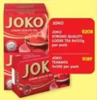 Shoprite Joko strong quality loose tea offer