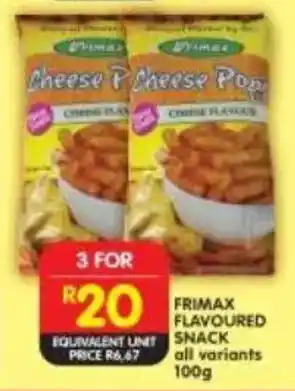 Shoprite Frimax flavoured snack all variants offer