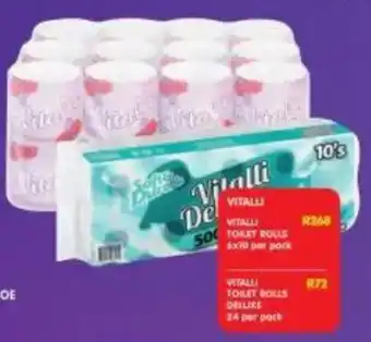 Shoprite Vitalli toilet rolls offer