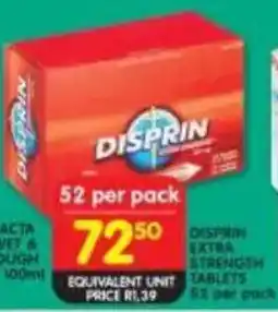 Shoprite Disprin extra strength tablets offer