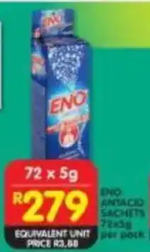 Shoprite Eno antacid sachets offer