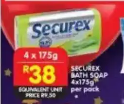 Shoprite Securex bath soap offer