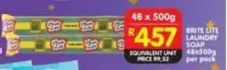 Shoprite Brite lite laundry soap offer