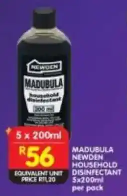 Shoprite Madubula newden household disinfectant offer