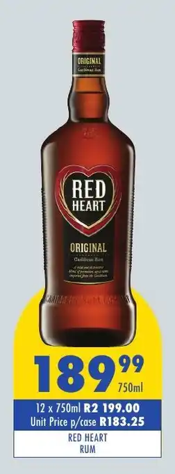 Tabooz Red heart rum offer