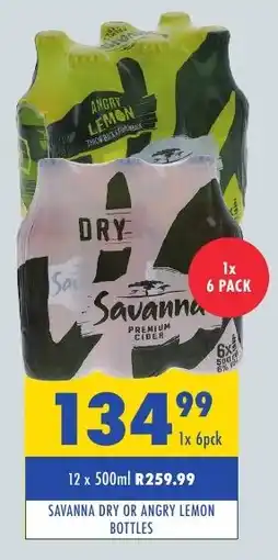 Tabooz Savanna dry or angry lemon bottles offer