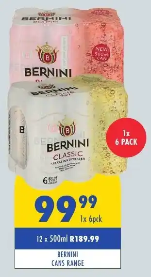 Tabooz Bernini cans range offer