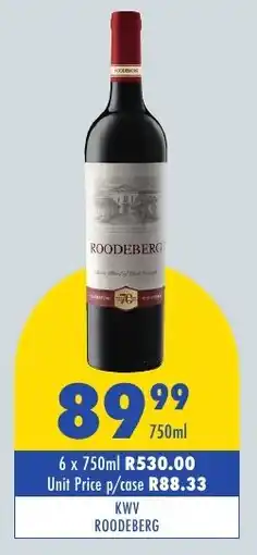 Tabooz Kwv Roodeberg offer