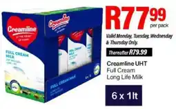 Take 'n Pay Creamline UHT Full Cream Long Life Milk offer