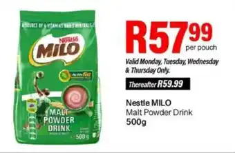 Take 'n Pay Nestle Milo Malt Powder Drink offer