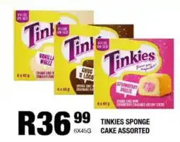 Take 'n Pay Tinkies sponge cake assorted offer