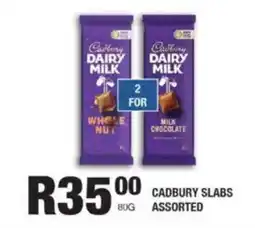 Take 'n Pay Cadbury slabs assorted offer