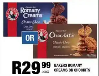 Take 'n Pay Bakers romany creams or chockits offer