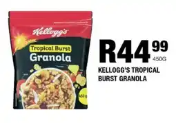 Take 'n Pay Kellogg's tropical burst granola offer