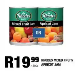 Take 'n Pay Rhodes mixed fruit/ apricot jam offer