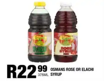 Take 'n Pay Osmans rose or elachi syrup offer