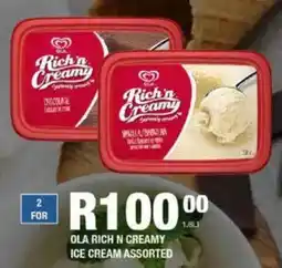 Take 'n Pay Ola rich n creamy ice cream assorted offer