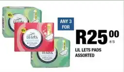 Take 'n Pay Lil lets pads assorted offer