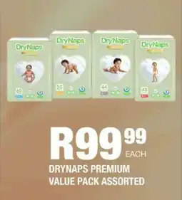 Take 'n Pay Drynaps premium value pack assorted offer